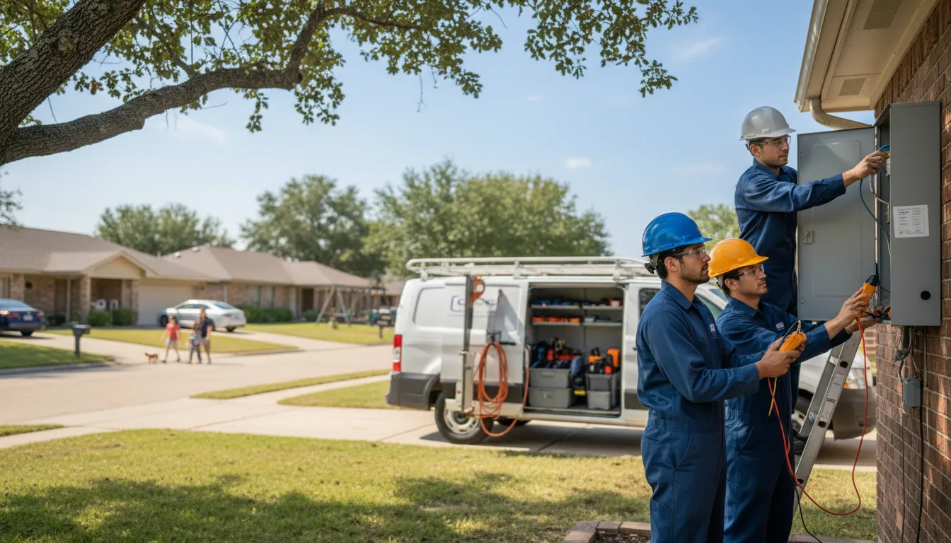 Certified electrician providing emergency electrical services in Kathleen, FL